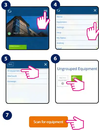 SALUS OS600 Door Sensor Installation Fig3