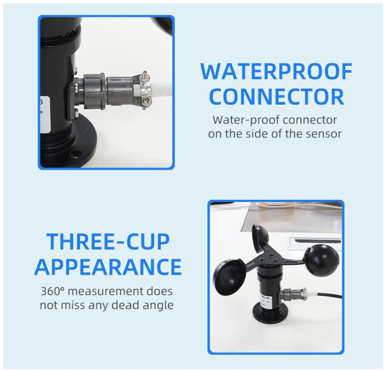 SONBEST SD6786B RS485 Interface Tower Crane Type Wind Speed Alarm - How to wiring 2