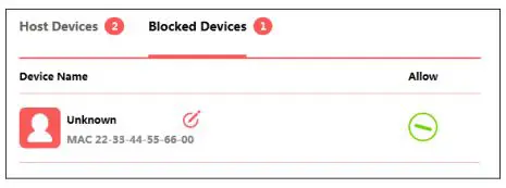 MERCUSUS 300Mbps Wi-Fi Range Extender - Blocked Devices
