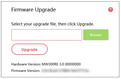MERCUSUS 300Mbps Wi-Fi Range Extender - Firmware Upgrade