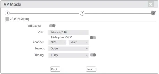 COMFAST 3.1 WEB Login from PC F