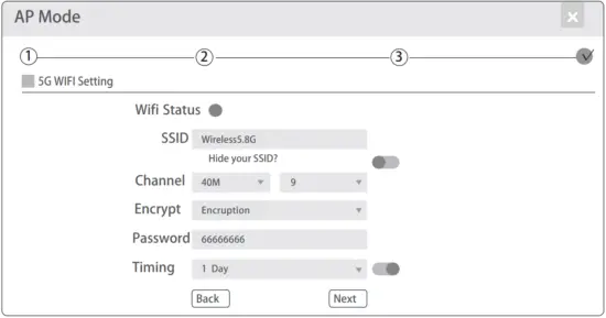 COMFAST 3.1 WEB Login from PC G