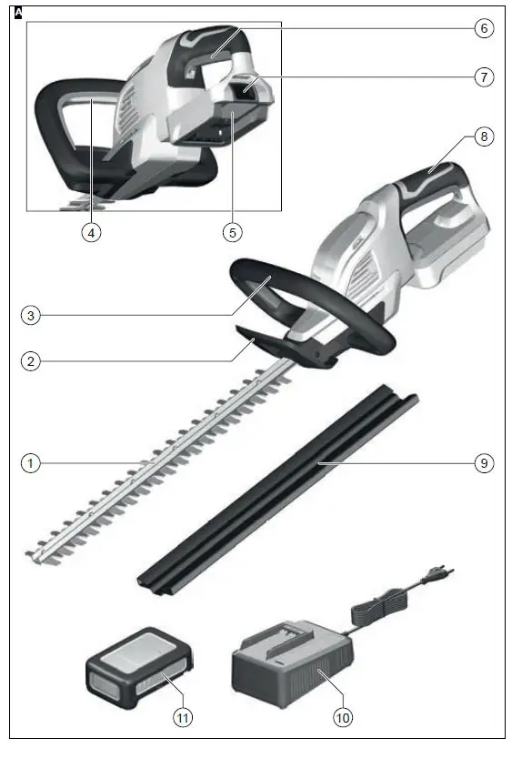 KARCHER -HGE-1845 -Cordless -Hedge -Trimmer -1