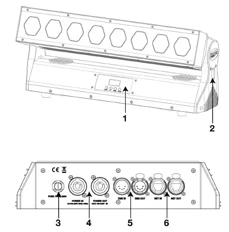 ELATION Chorus Line 8 LED Bar Light FIG 1