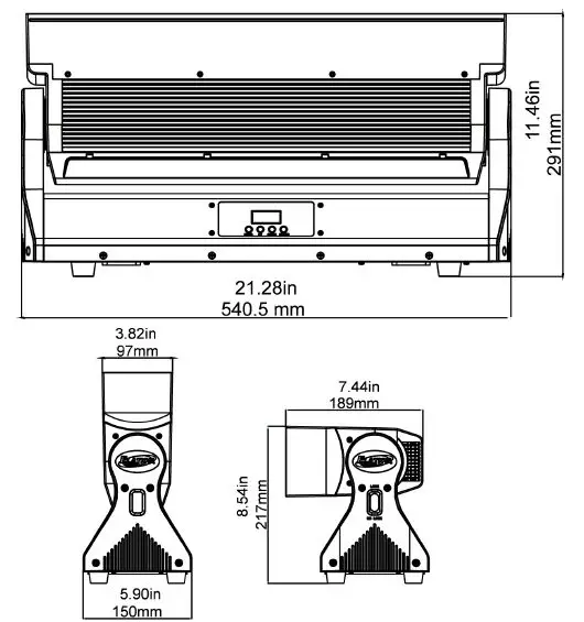 ELATION Chorus Line 8 LED Bar Light FIG 8