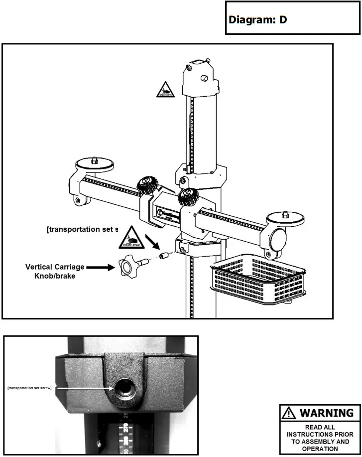 Studio Titan STA 01-360MK2 Professional Studio Camera Stand - Diagram 7