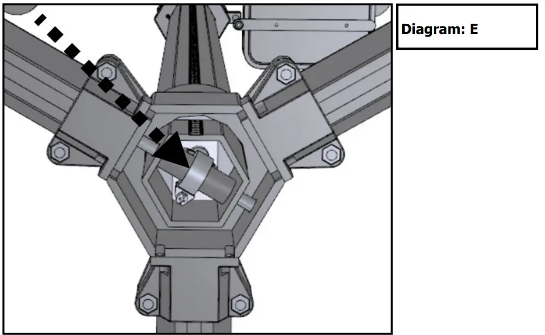 Studio Titan STA 01-360MK2 Professional Studio Camera Stand - Diagram