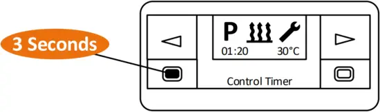 MV HEATING MY20 - Changing display