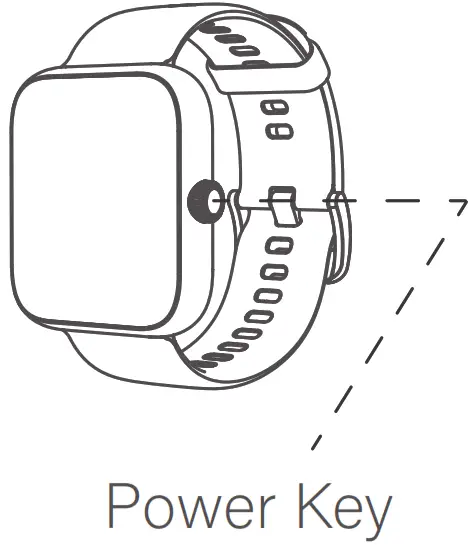 VIRMEE VT3PLUS Fitness Tracker - Power Key