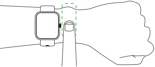 VIRMEE VT3PLUS Fitness Tracker - Wearing