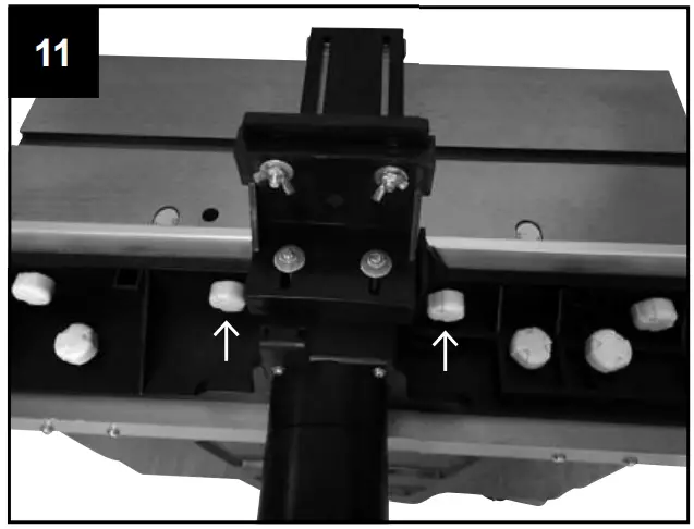 Fitting the moulding fence