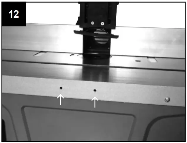 Fitting the return kick safety fence