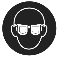 Wear safety goggles Icon