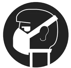 Wear a breathing mask Icon