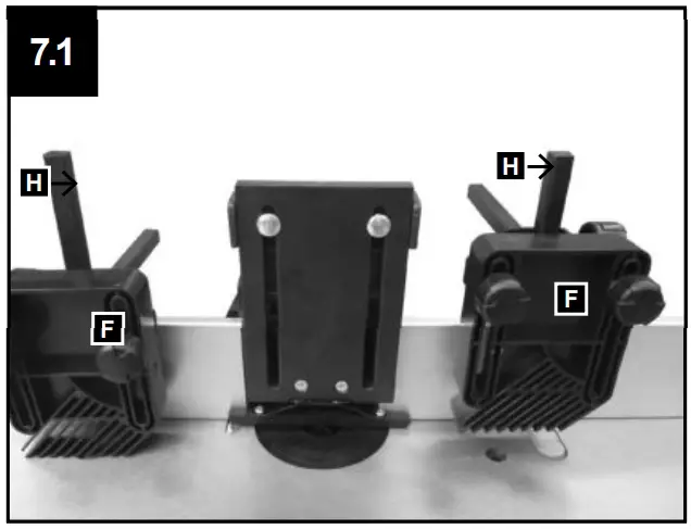 Fixings for pressure device