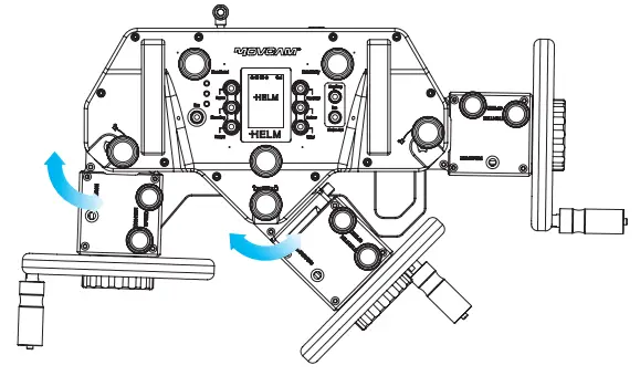 MOVCAM MRW 1 Helm Wheels Multifunctional Remote Controller with High Precision - 5