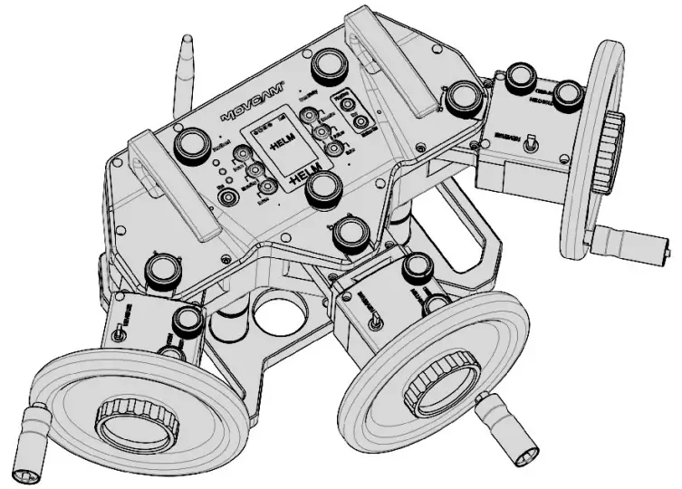 MOVCAM MRW 1 Helm Wheels Multifunctional Remote Controller with High Precision - Featured Image