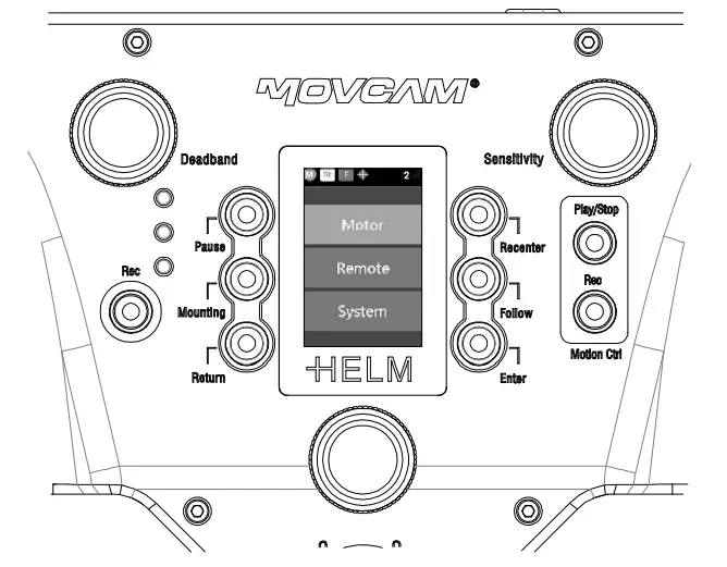 MOVCAM MRW 1 Helm Wheels Multifunctional Remote Controller with High Precision - starting setup