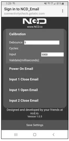 RKI INSTRUMENTS 82-5201-01 Email Text Generator Instruction Manual - Calibration Configuration