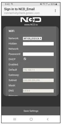 RKI INSTRUMENTS 82-5201-01 Email Text Generator Instruction Manual - WiFi Configuration