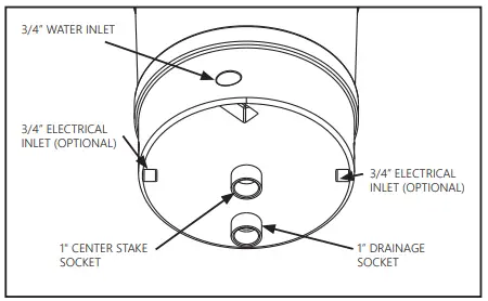 DECK CANISTER BOTTOM VIEW
