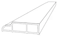SCREWFIX Crystal Top Opening Double Glazed Casement Anthracite on White uPVC Window - Finishing 1