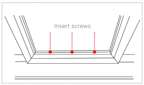 SCREWFIX Crystal Top Opening Double Glazed Casement Anthracite on White uPVC Window - Fitting the new frame 2