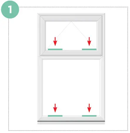 SCREWFIX Crystal Top Opening Double Glazed Casement Anthracite on White uPVC Window - Glazing 1
