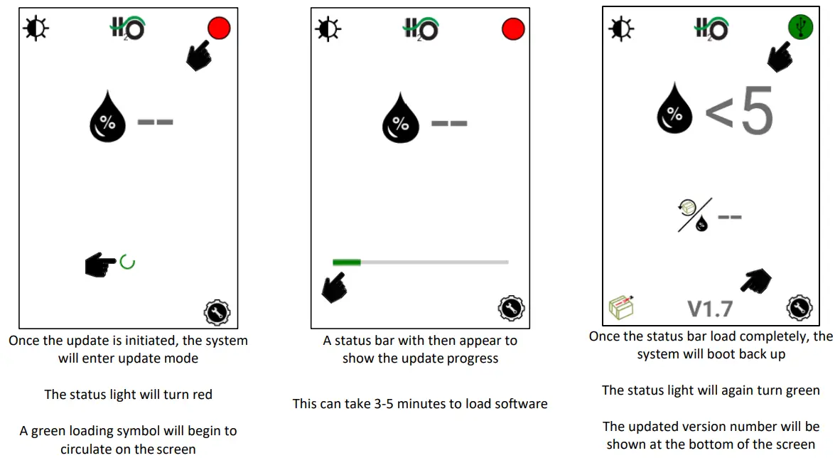 H2O Firmware Update through App
