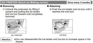 FIG 37 ICE TWISTER (Quick Ice Making corner)