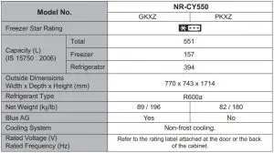 FIG 42 Specifications