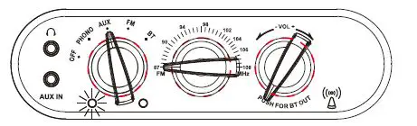VICTOR VWRP-3200 5 In 1 Turntable Music Center fig 12