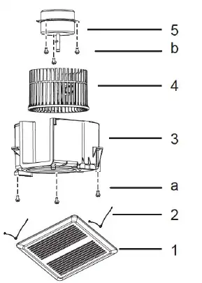 ORTECH ODC-8003 80 CFM Next Generation Compact Series Fan kk