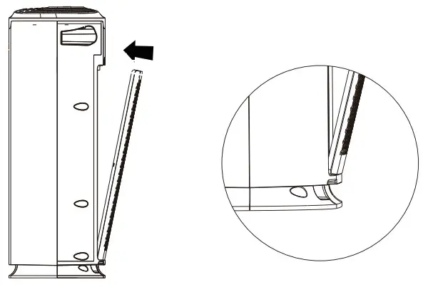okaysou Air Purifier - back cover
