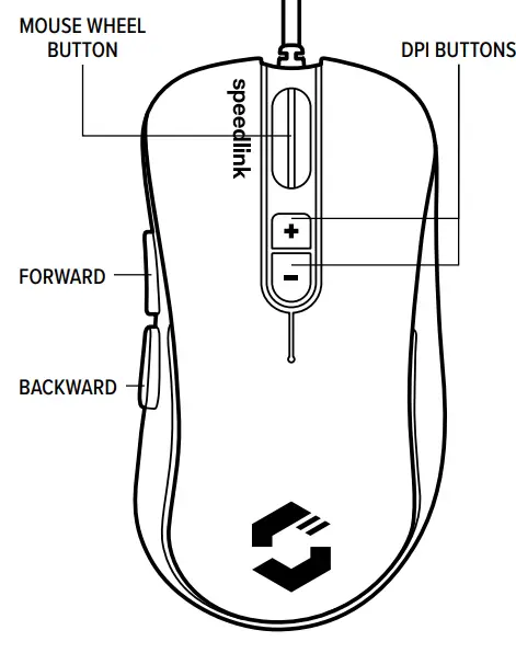 speedlink-SL-680021-BK-Assero-Wired Gaming-Mouse-FIG1