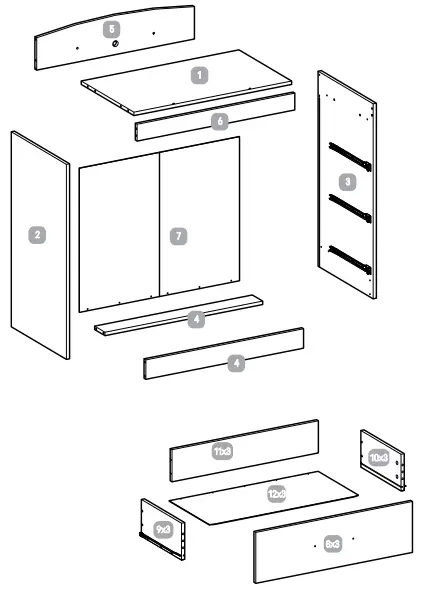 Silver Cross MWTNM8H Devon Dresser Large Sideboard-fig2