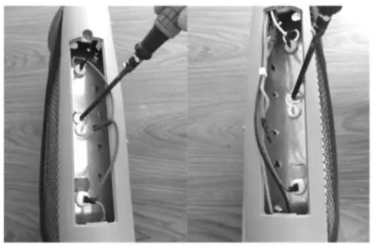 COOPER 1200W Halogen Heater Instructions - Close the tube holder on