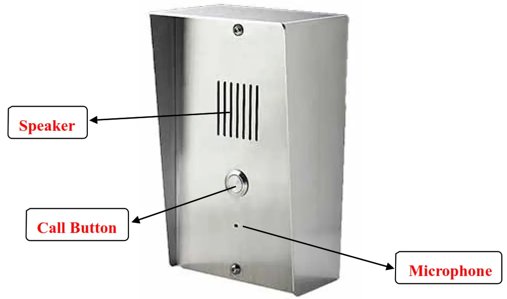 Aristel AN1804 4G Intercom and Access Control - Intercom Unit