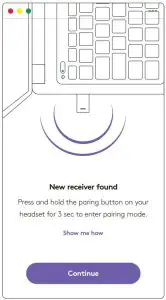 Connecting Receiver to the Headset Instructions