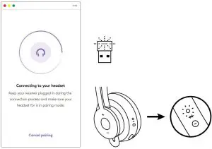 Connecting Receiver to the Headset Instructions