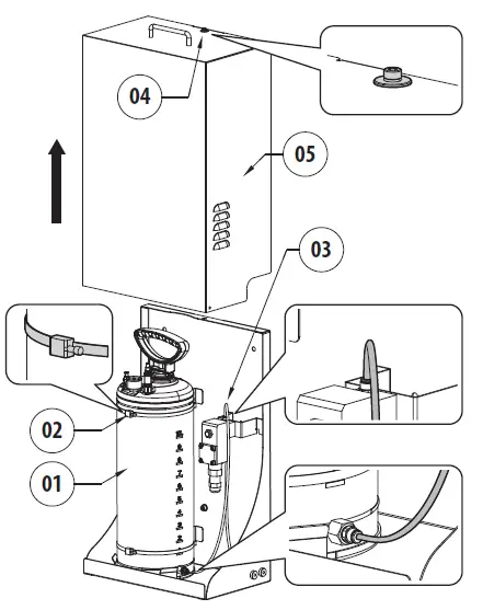 VIDEOTEC WASEX2T4AT Wasex Explosion Proof Wash System 4