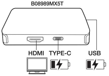amazon basics B08989MX5T 4 in 1 USB C Adapter - 2