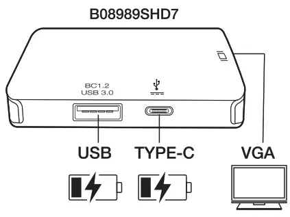 amazon basics B08989MX5T 4 in 1 USB C Adapter - 3