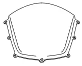 Puig 21108 Dark Night Semifaring - icon 1