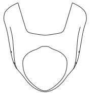 Puig 21108 Dark Night Semifaring - icon