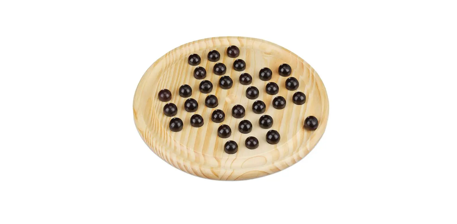 Coopers Of Stortford K699 Round Wooden Solitaire Game Instruction Manual