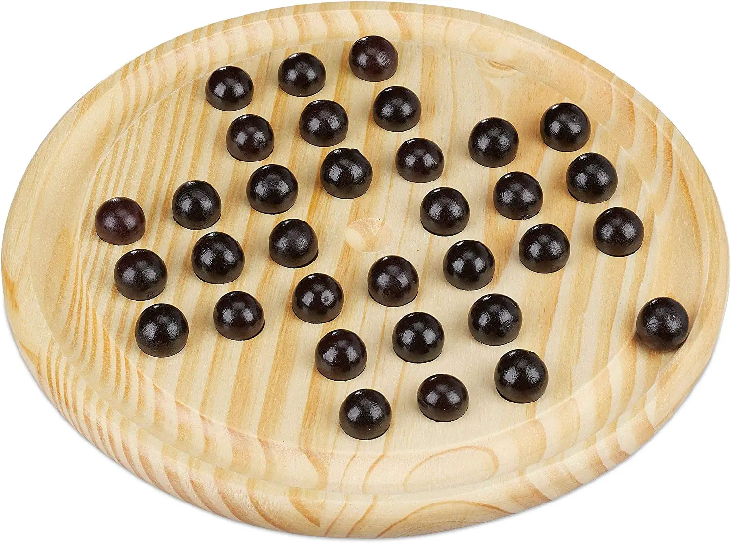 COOPERS OF STORTFORD K699 Round Wooden Solitaire Game PRODUCT-IMG