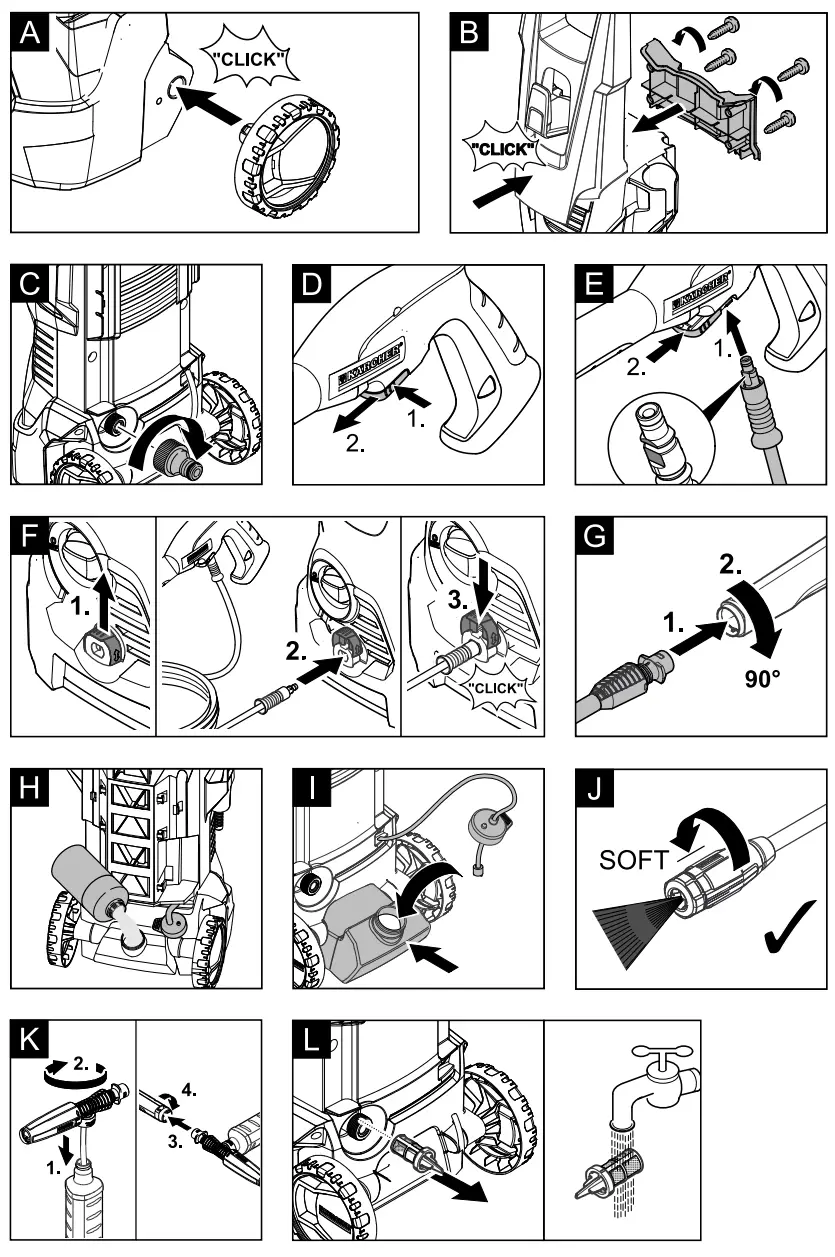KARCHER K 3 Compact High Pressure Washer - fig 1