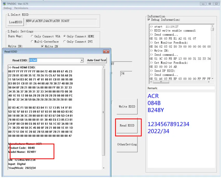acer B248Y 23.8 Inch LCD Monitor - Figure 41
