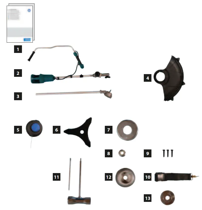 Gude FS 36-0 Cordless Lawn Trimmer 1